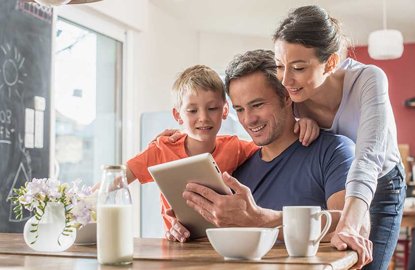 Famille avec enfant